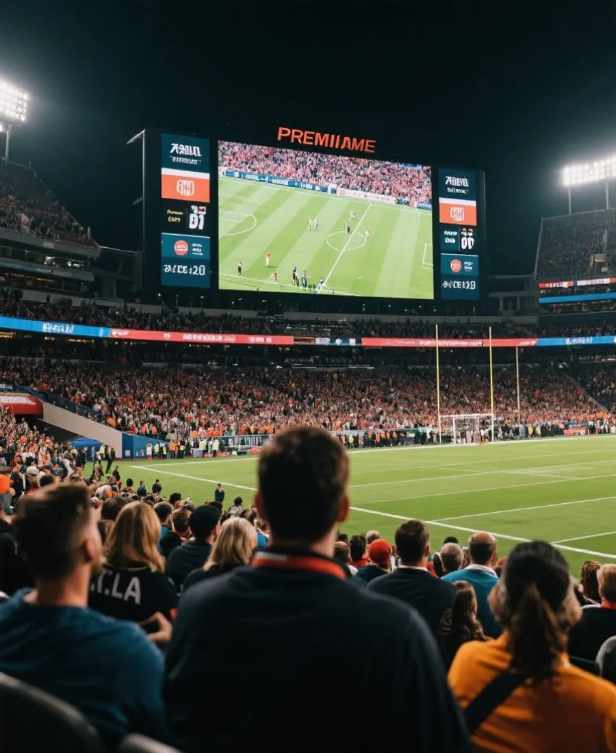 體育場直播氛圍示意圖