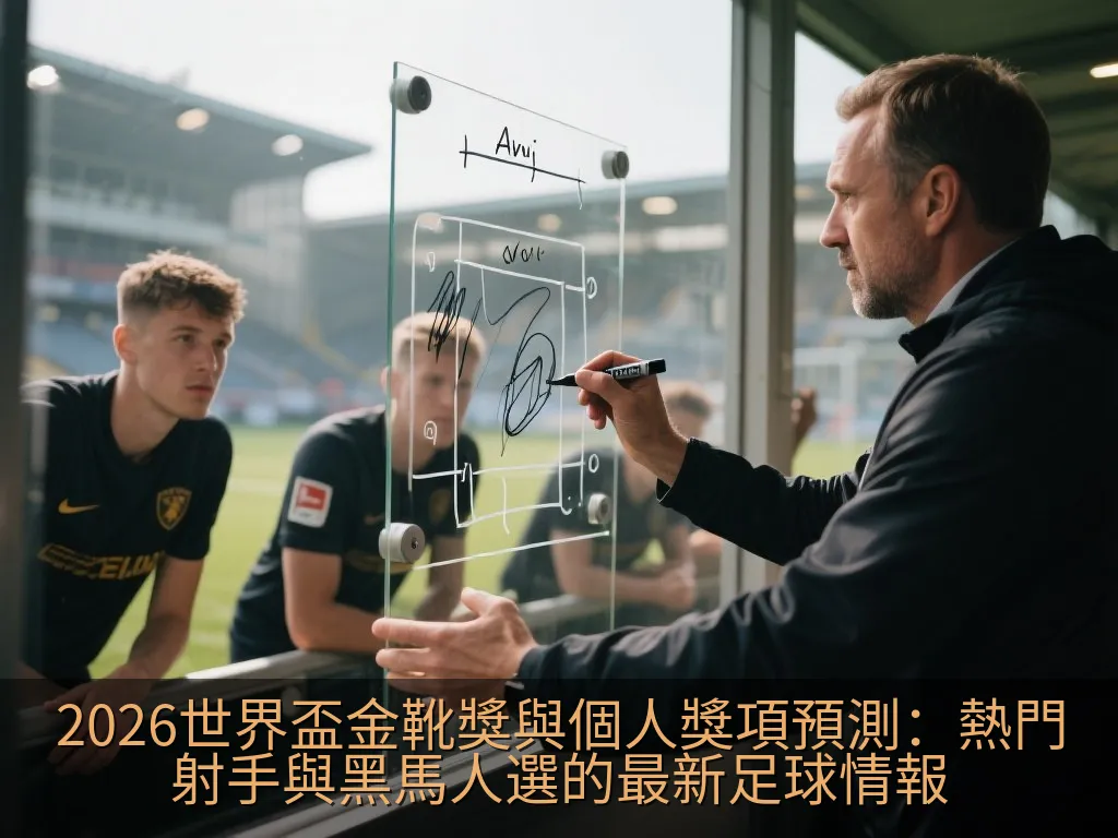 宏偉的足球場綠茵草地與看台燈光